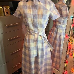 Blue Checkered woman’s dress